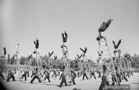 Узбекистан - Физкультурники - репетиция для парада