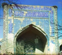 Узбекистан - Бухара. Медресе Абдулла-хана. Наружный выход, 1911