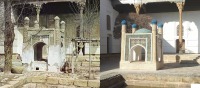 Узбекистан - Фотосравнения. Бухара. Священный колодец в Богоэддине, 1911-2018