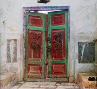 Узбекистан - Бухара. Входные ворота в царскую усыпальницу Богоэддин, 1911