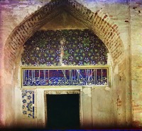 Узбекистан - Самарканд. Дверной проём  мавзолея Гур-Эмир, 1911