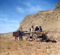 Узбекистан - Голодная степь. На работе в верховьях Сырдарьи, 1911
