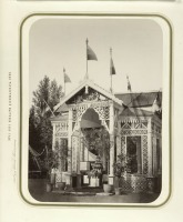 Ташкент - Туркестанская выставка 1886 г.  Павильон фабрики  Филатова