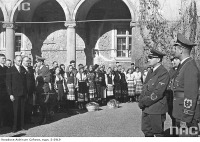 Краков - Дожинки на Вавеле. Украинская делегация с визитом у Ганса Франка. 24.10.1943