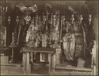Израиль - Интерьер греческой церкви 12-13 века в Иерусалиме, 1867-1870