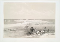 Израиль - Вид Акко с морского берега, 1842-1849