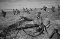 Монголия - Монгольские солдаты на передовой