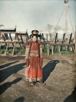 Монголия - Монголия в 1913 году. Замужняя женщина