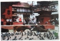 Непал - На пороге храма в Катманду