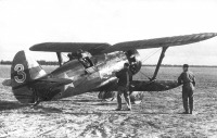 Авиация - Истребитель И-15, октябрь 1933 года.