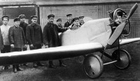 Авиация - Авиаконструктор.А.Н.Туполев(5-й слева) у своего первого самолета.2 ноября 1923г.