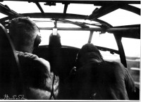 Авиация - Лётчики перегоночного авиаполка в кабине бомбардировщика В-25. Алсиб, 1943-1945
