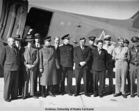 Авиация - Советская делегация  на аэродроме Грейт-Фолс