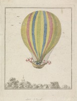 Авиация - Воздушный шар Огюстена над Утрехтом 3 сентября 1806