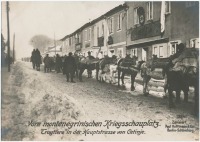 Сербия - Черногорский обоз на улице в Цетинье, 1914-1918