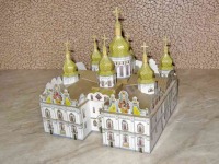 Игрушки - Сборная модель «Свято-Успенский собор Киево-Печерской Лавры».