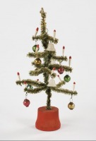 Игрушки - Искусственная рождественская ёлка. Англия, 1930-1940