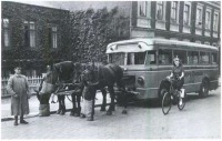 Копенгаген - Автобус под лошадиной тягой