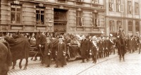 Копенгаген - Траурная процессия на улицах Копенгагена 19 октября 1928 г.