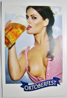 Эротика - Пивная реклама открытка Девушки