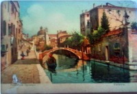 Венеция - Мост через канал в Венеции