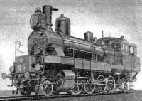 Железная дорога (поезда, паровозы, локомотивы, вагоны) - Пассажирский танк-паровоз серии Ъи постройки Невского завода