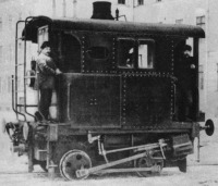 Железная дорога (поезда, паровозы, локомотивы, вагоны) - Танк-паровоз Рак с вертикально расположенным котлом