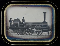 Железная дорога (поезда, паровозы, локомотивы, вагоны) - Этот снимок 1844 г. называется 