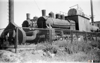 Железная дорога (поезда, паровозы, локомотивы, вагоны) - Паровозы Эу683-78 и Су215-80 используемые в качестве котельной в г.Жуковском Московской области.