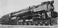 Железная дорога (поезда, паровозы, локомотивы, вагоны) - Американский паротурбовоз.