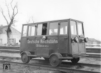 Железная дорога (поезда, паровозы, локомотивы, вагоны) - Немецкая дрезина времен войны.