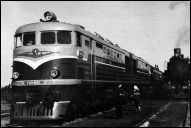 Железная дорога (поезда, паровозы, локомотивы, вагоны) - Тепловоз ТЭ3-021(первый в депо Ртищево) и паровоз ФД20-786.