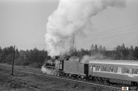 Железная дорога (поезда, паровозы, локомотивы, вагоны) - Паровоз Эр768-04 с туристическим поездом 