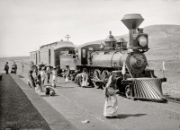 Железная дорога (поезда, паровозы, локомотивы, вагоны) - Поезд,Мексика.