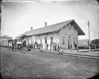 Железная дорога (поезда, паровозы, локомотивы, вагоны) - Станция Килборн,штат Луизиана,США