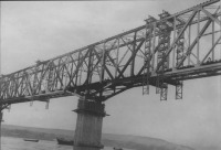 Железная дорога (поезда, паровозы, локомотивы, вагоны) - Железнодорожный мост через Волгу,Саратов