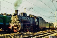 Железная дорога (поезда, паровозы, локомотивы, вагоны) - Паровоз Эр773-19 в депо Челябинск