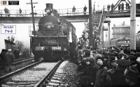 Железная дорога (поезда, паровозы, локомотивы, вагоны) - Постановка на вечную стоянку паровоза Эу701-40 в депо Свердловск-Пассажирский