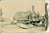 Железная дорога (поезда, паровозы, локомотивы, вагоны) - Танк-паровоз Вв-63 типа 0-3-2 на поворотном круге