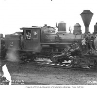 Железная дорога (поезда, паровозы, локомотивы, вагоны) - Паровоз системы Climax,построен в 1908г.,штат Вашингтон,США