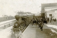 Железная дорога (поезда, паровозы, локомотивы, вагоны) - Станция Рауту,Финляндия