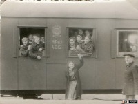 Железная дорога (поезда, паровозы, локомотивы, вагоны) - Студенты тамбовского пединститута едут 