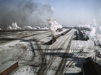 Железная дорога (поезда, паровозы, локомотивы, вагоны) - Сортировочная станция в Чикаго,штат Иллинойс,США