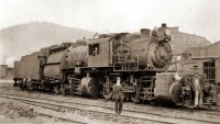 Железная дорога (поезда, паровозы, локомотивы, вагоны) - Паровоз №2601 класс L1 типа 0-4-4-0 железной дороги Эри,США