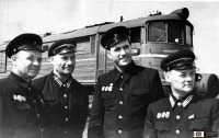 Железная дорога (поезда, паровозы, локомотивы, вагоны) - Машинисты депо Вологда