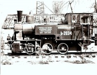 Железная дорога (поезда, паровозы, локомотивы, вагоны) - Танк-паровоз Ь-2034 в депо Минеральные Воды