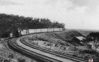 Железная дорога (поезда, паровозы, локомотивы, вагоны) - Паровоз серии Э с поездом