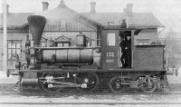 Железная дорога (поезда, паровозы, локомотивы, вагоны) - Танк-паровоз Маттиаса Форни №132  типа 0-2-2 ,построен в 1897г.
