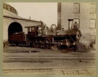 Железная дорога (поезда, паровозы, локомотивы, вагоны) - Паровоз №1394 типа 2-2-0 Пенсильванской ж.д.,США