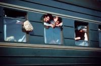 Железная дорога (поезда, паровозы, локомотивы, вагоны) - На сочинском вокзале